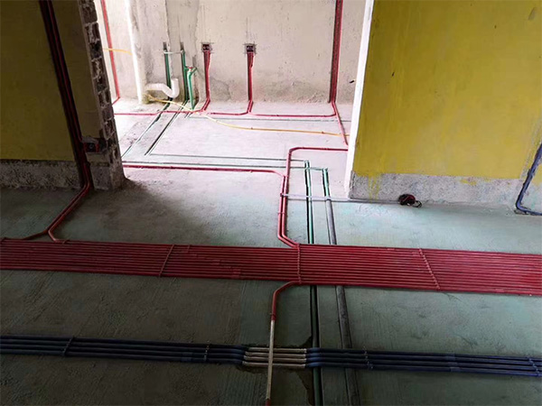 滁州冷热水管安装实景图